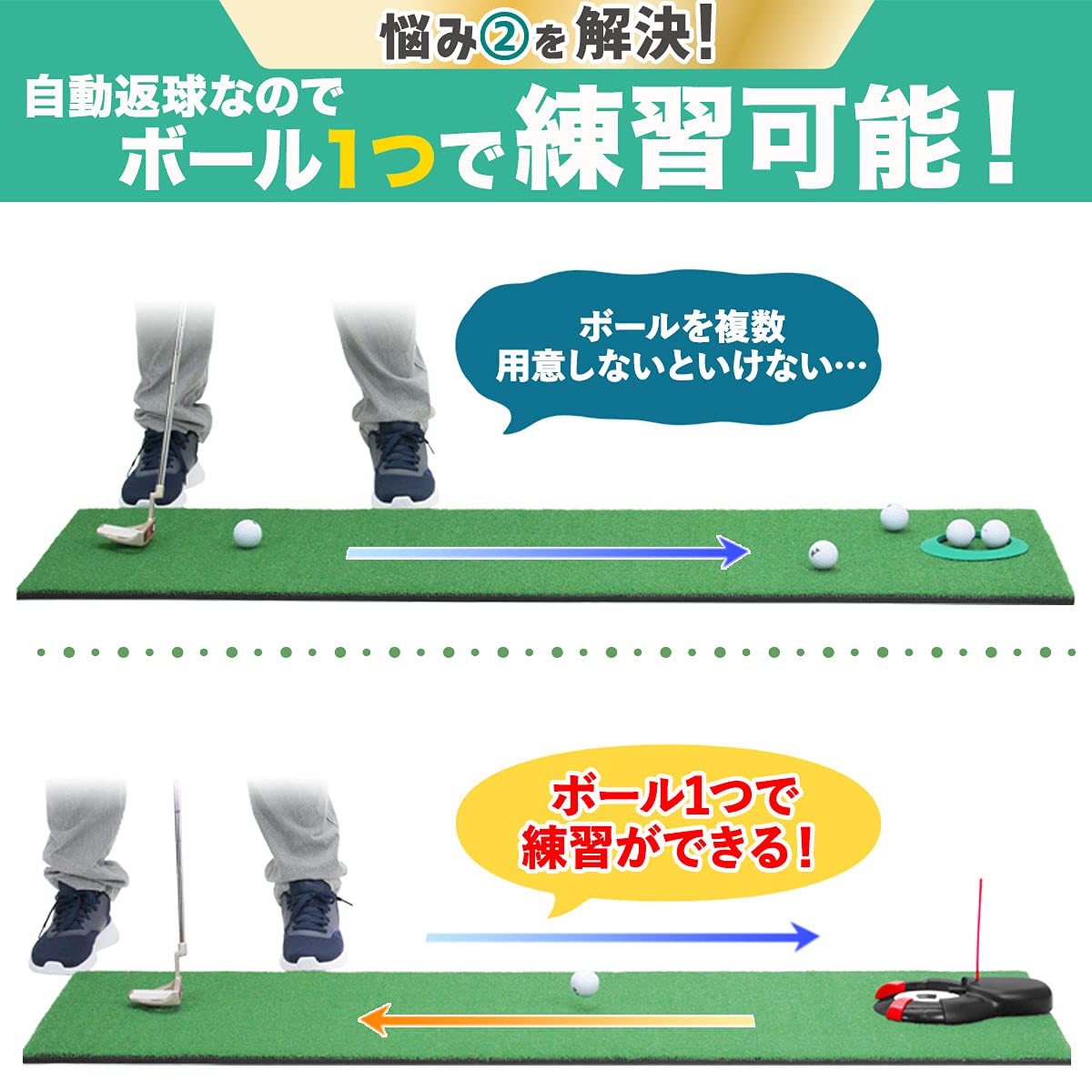 Amazon | Golf Style パターカップ 自動返球 ゴルフ カップ