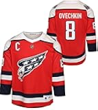 Alex Ovechkin #8 Washington Capitals Youth Boys Player Replica Jersey - (8-20)