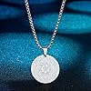 EHOTER The Seal of The Seven Archangels Amulet Pendant Necklaces Pentagram The Sigil of Ameth Talisman Necklace Stainless Steel 7 Day Protection Occult Charm Witch Pagan Jewelry (Silver) #1
