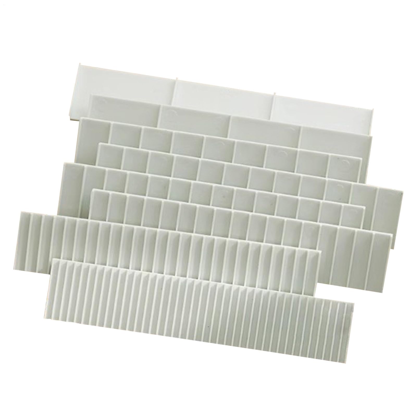 Pastry Spacer Kit - 8 Pack Dough Cutter - Manual Set | Even Rolling Preparation and Bread Mould Strips, Cake Crust Level Tool Dessert Cutter Bars for Biscuits, Pancakes and Bagels