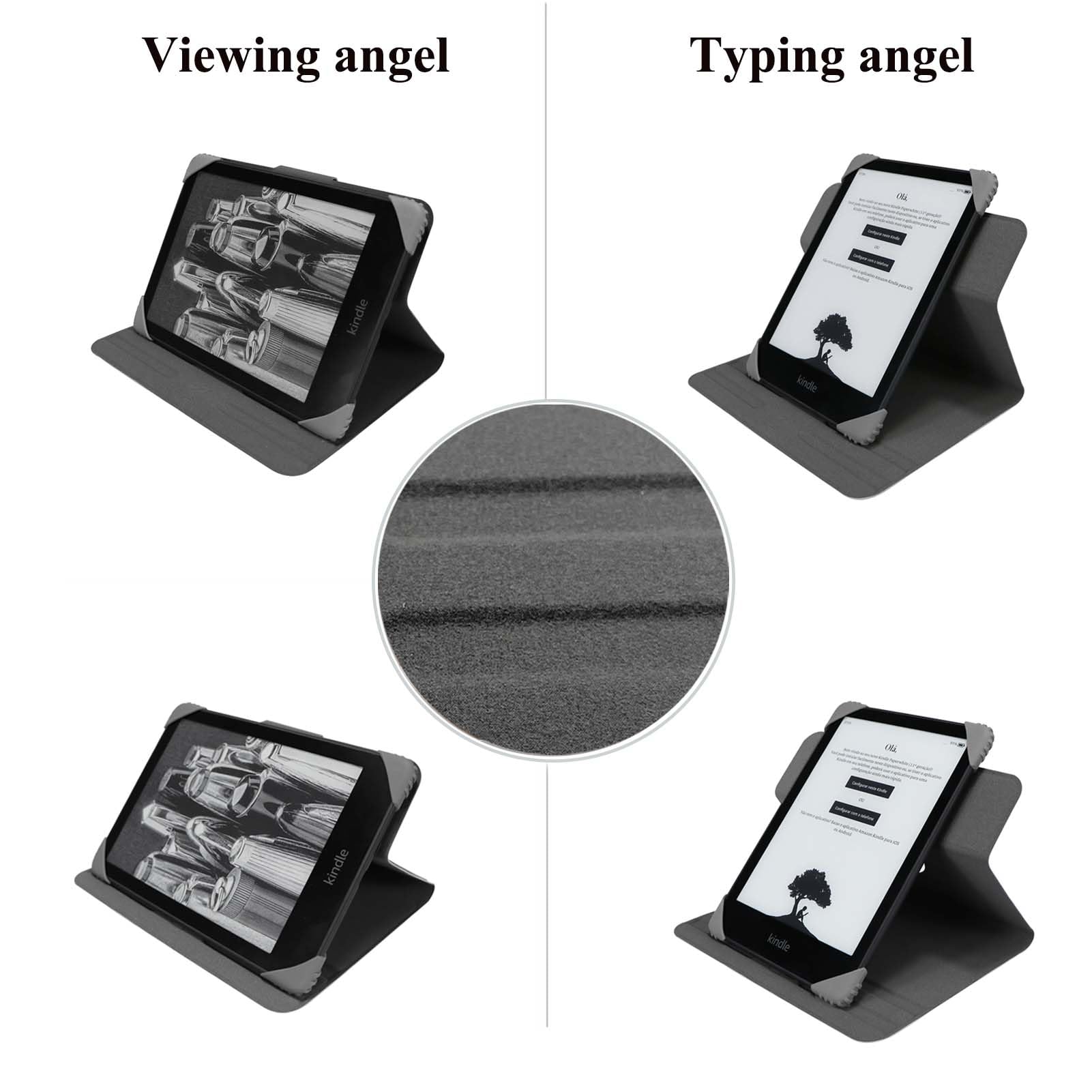 Custodia Staccabile Per Kindle Paperwhite 2021/2024 - Con Gancio In Silicone, Farfalla - Foto 3