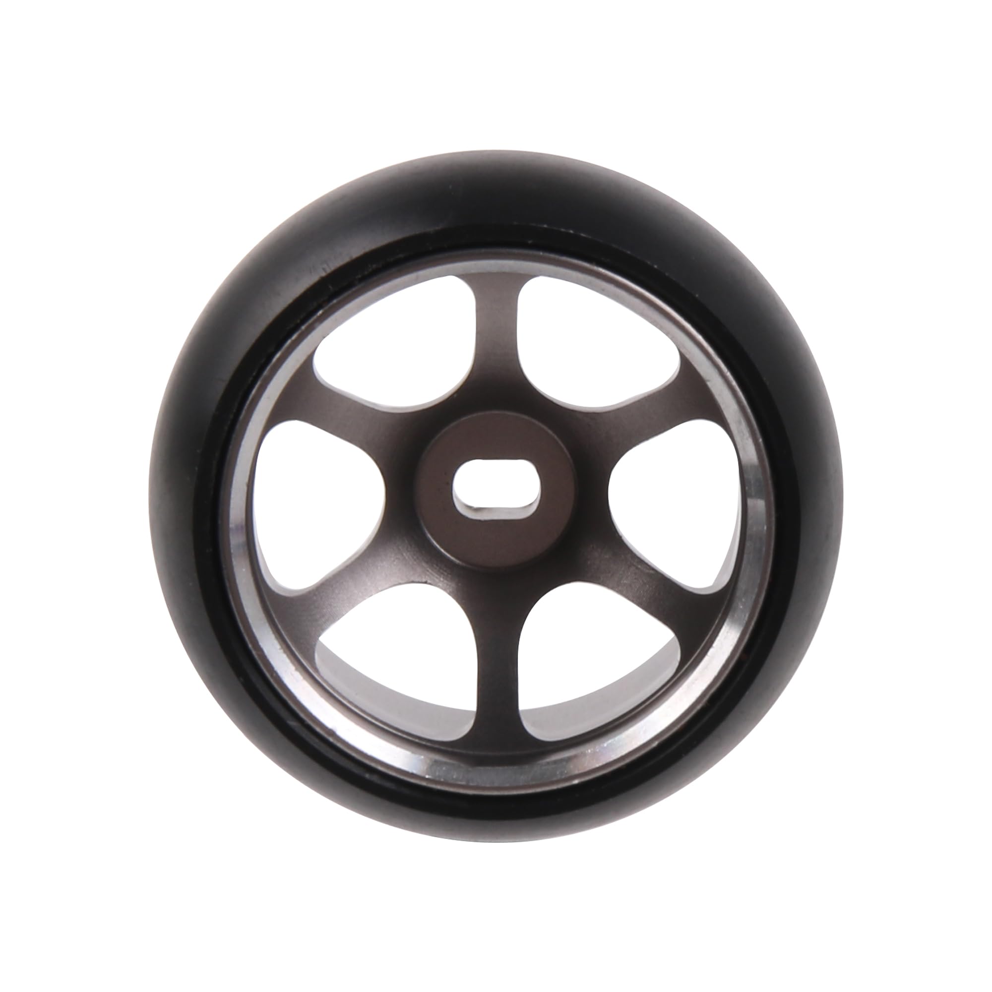 BQLZR RC 1:28 Drift 7-Spoke Wheel Tyre 0.98 Inch Replacement for K989 Titanium