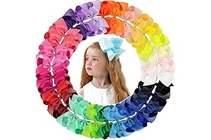 30PCS 6 Inch Hair Bows for Girls