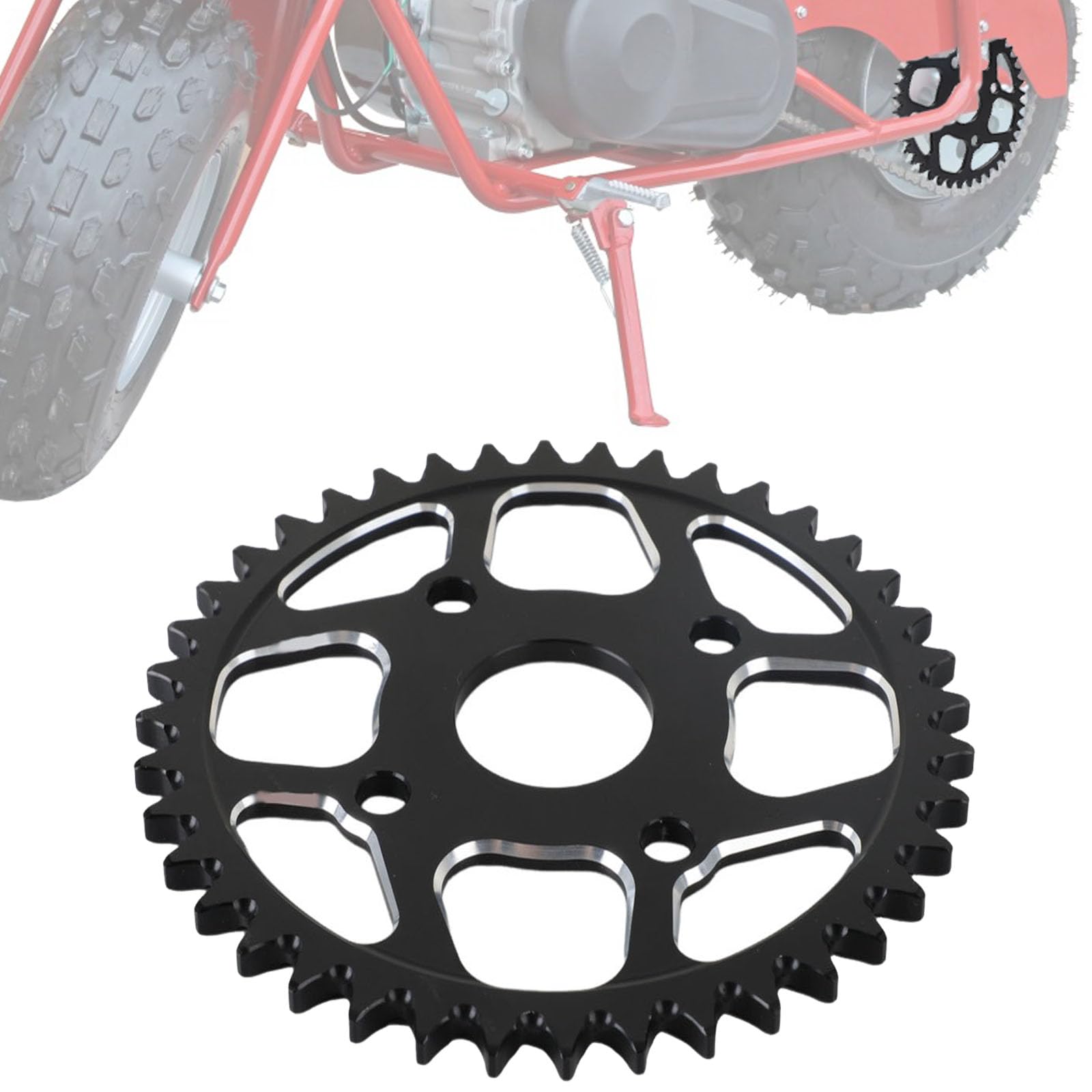 420 Chain 90/42Link + Rear Chain Sprocket 40T 40mm Kit CNC For 856190 - View #2