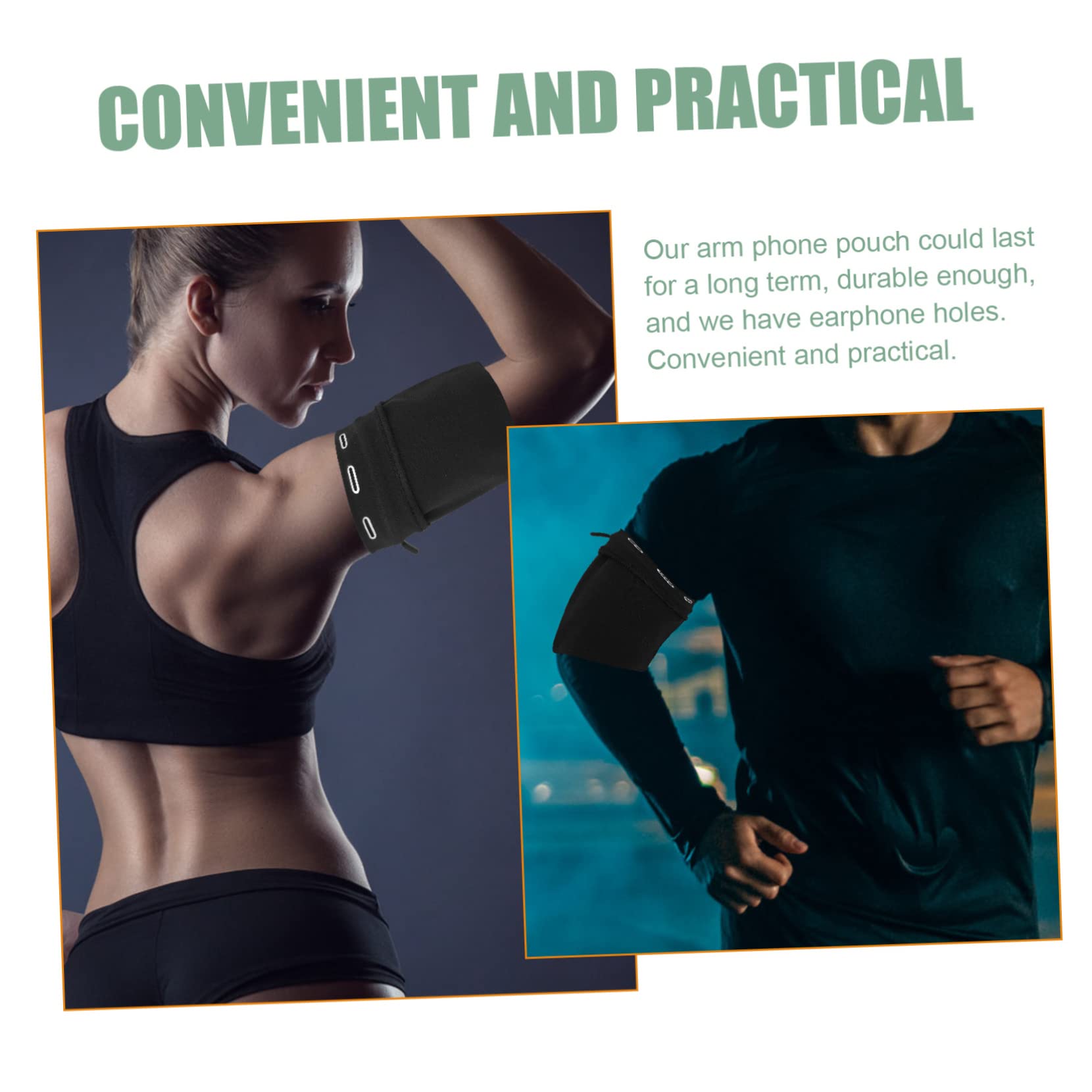 UPKOCH 5 Stücke Sport Lauf Arm Tasche Telefon Hülse Robuste Zipper Arm Telefon Tasche Für Training Und Reise