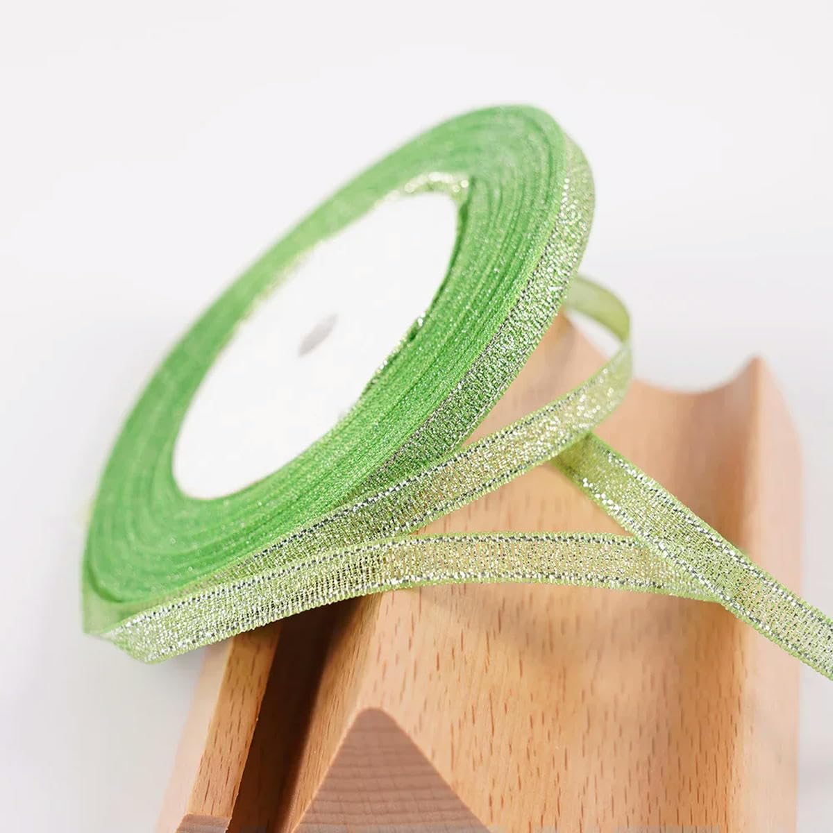 VICIYOO 22 meters/roll 6mm Ribbon DIY Bow Crafts Gift Wrapping Bouquets Party Decor Ribbons