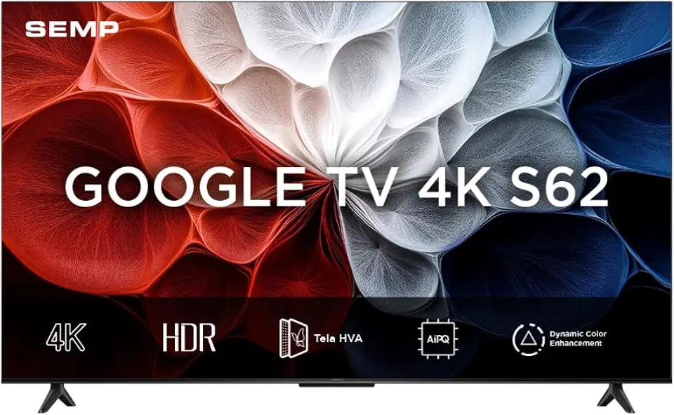 SEMP SMART TV 43” 43S62 4K UHD GOOGLE TV