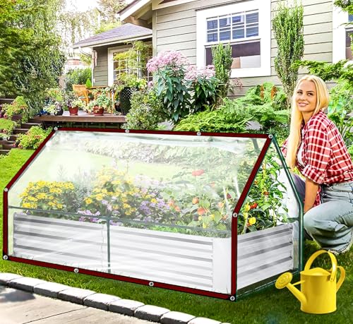 Lona transparente con ojales impermeable contra la lluvia para techos 5