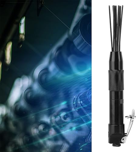 Miniatura 9 de Escalador de agujas, limpiador de aguja neumático de aire, removedor de 12 agujas de escoria de desbarbado, herramienta de limpieza