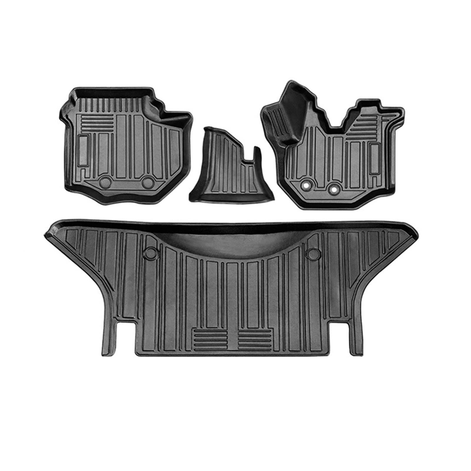 3D TPE RHD Floor Car Mat Compatible with Toyota Hiace 200 2011-2017 Hiace 300 2019-2022 Car Floor Liner