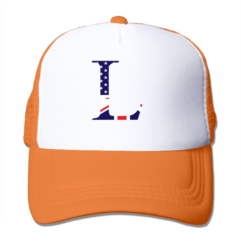 ACFUNEJRQ USA Flag Logo L Summer Large Foam Mesh Hat Mesh Eye Adjustable Rear Hat-9 Colors