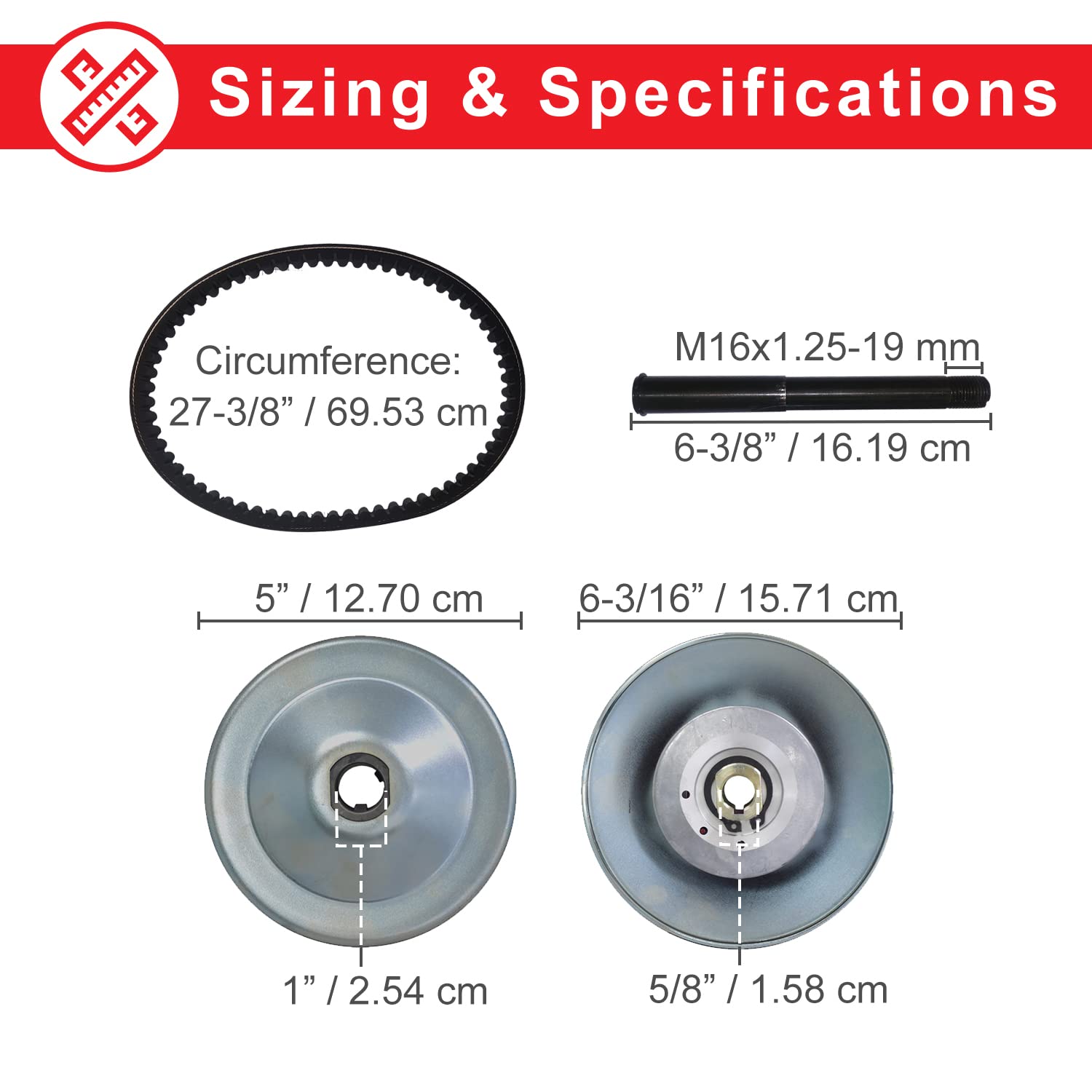 コンバーターセット Amazon | AlveyTech 1インチ シャフト 40/41/420 チェーン