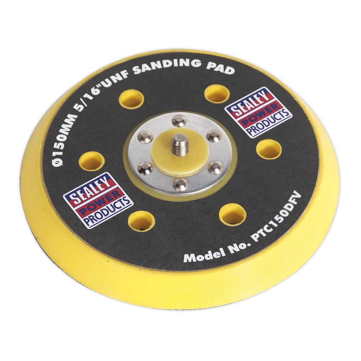 Sealey PTC150DFV DA Dust-Free Backing Pad for Hook & Loop Discs Ø145mm 5/16