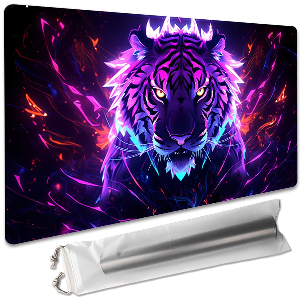 Board Game 14x24in MTG Playmat Compatible for OCG CCG RPG TCG Playmats (Tiger's Head 2) โ image 1