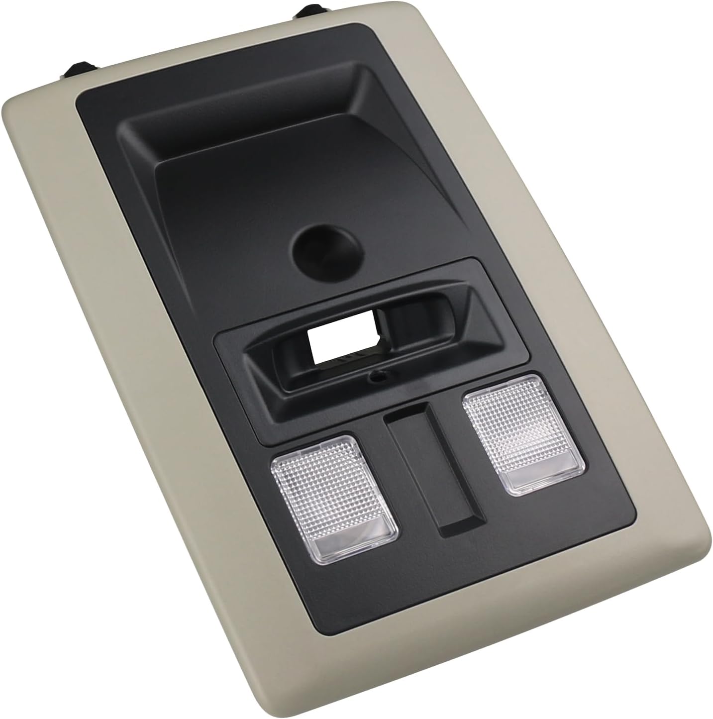 APPERFiT Overhead Console Housing w/Light & Lens for Interior Roof Compatible with 2009-2024 Ram 1500 2500 3500 4500 5500 Truck Accessories Parts Interior Dome Map Reading Light