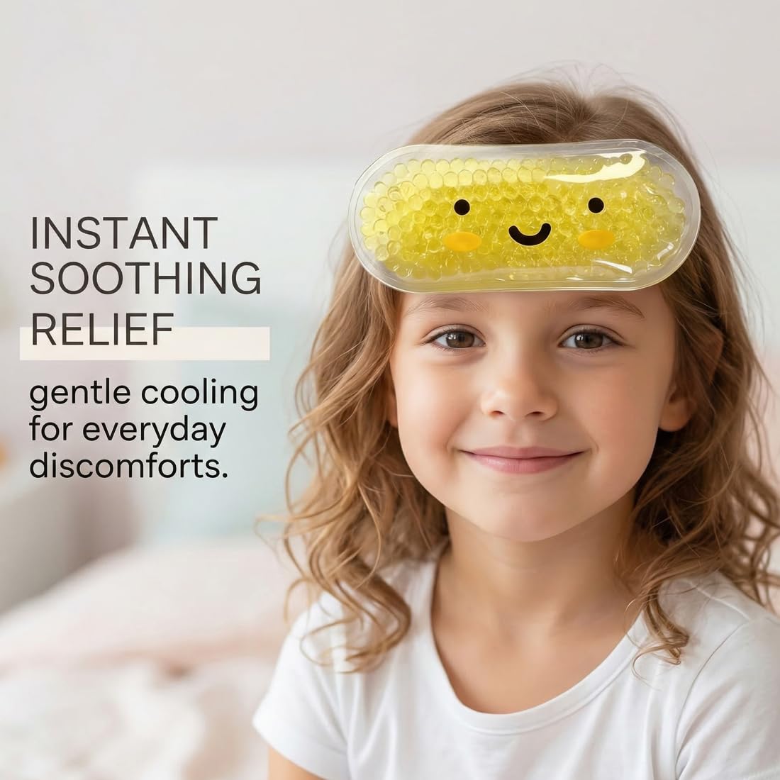 Ghiaccio gel riutilizzabile Caldo Freddo Cuscinetti refrigeranti per bambini, Riutilizzabili in gel di raffreddamento per urti, febbre, lividi, mal di denti o mal di testa, 2 pezzi