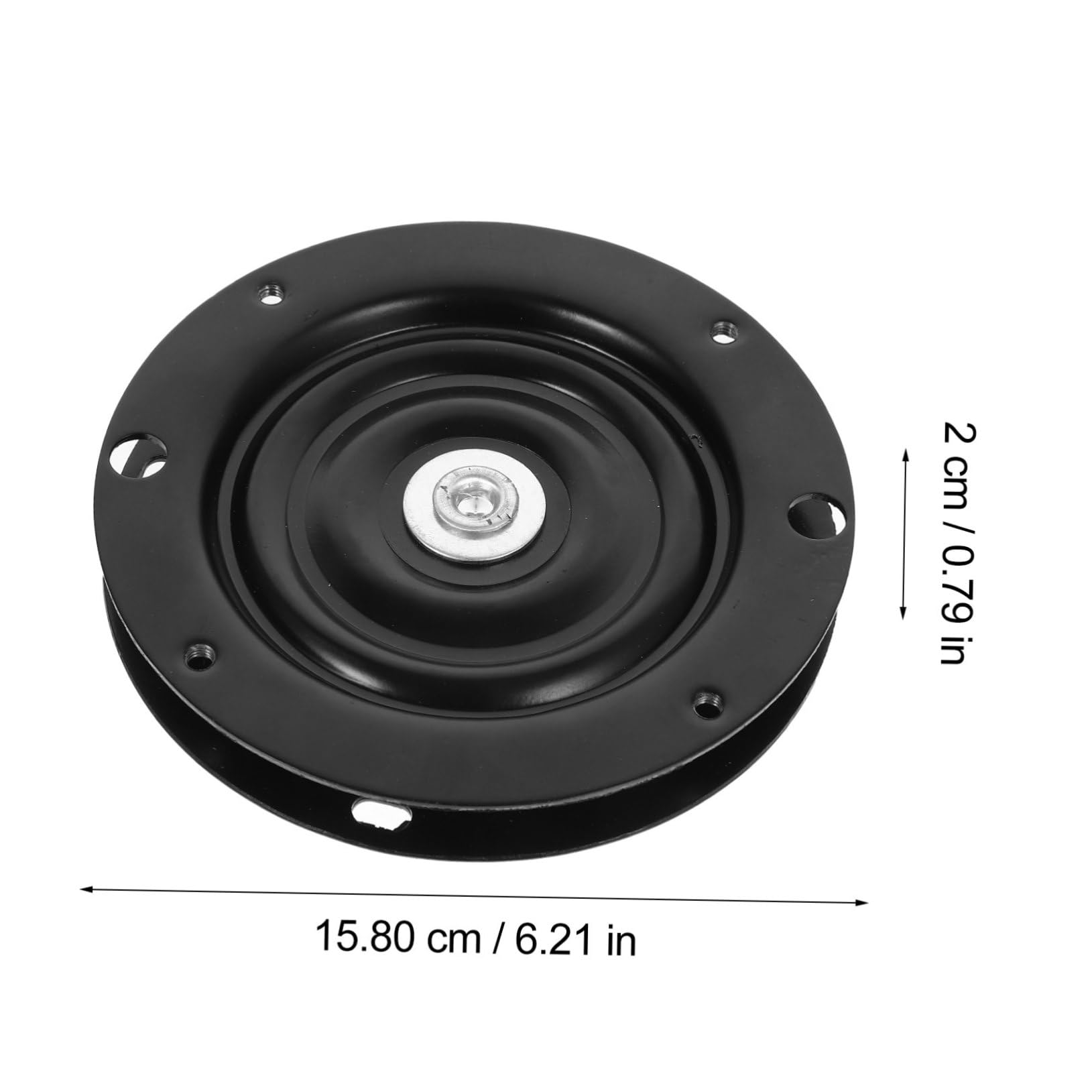 IWOWHERO 6 Inch Swivel Plate for Furniture Bar Stool Swivel Base Office Chair Parts Random Style