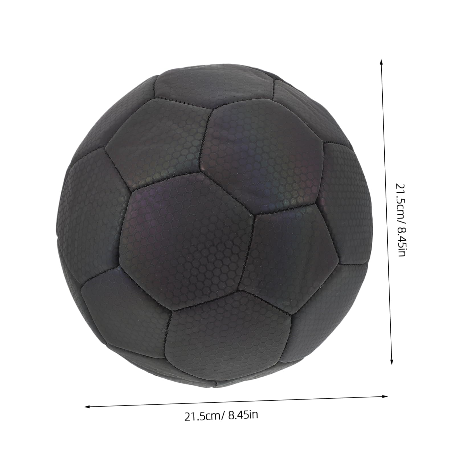Sosoport Calcio Riflettente Il Pallone da Calcio Si Illumina al Buio Calcio Senza Padre Pallone da Calcio Giovanile Glow Volleyball Pallone da Calcio Arancione RUGB Gomma da Cancellare