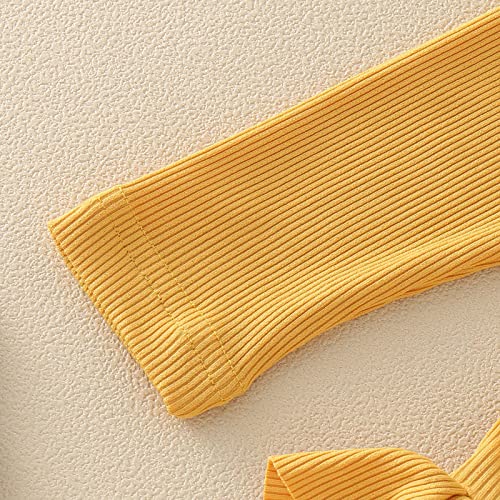 Toddler Girls Long Sleeve Solid Color Rib Knit Swimwear One Piece Ruffles Crewneck Zipper Rash Girls Bathing Suit2