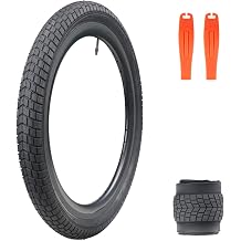 WEEROCK 20 Inch Bike Tire, 20x2.12557-406 Kid Bike Tires 2 Pack with Inner Tubes Foldable Replacement Tyres for 20" Kid Bicycles Child Bike BMX MTB, Colorful Tires