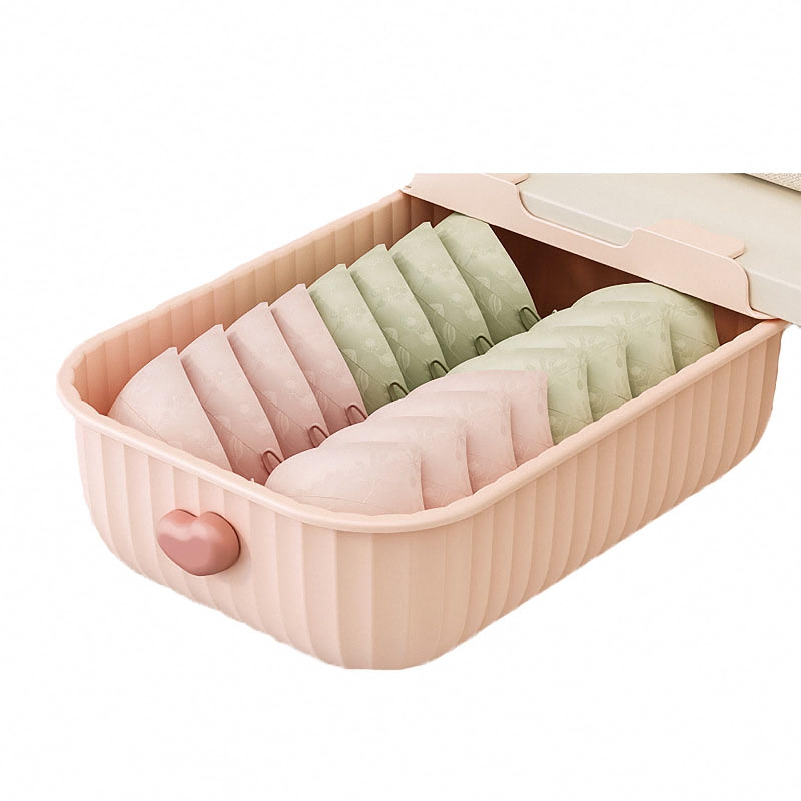 szuflada pod biurkiem, Organizer na biustonosze, majtki, skarpetki, szuflada ubrania, domowe, różowa 4, rozmiar(Pink3)