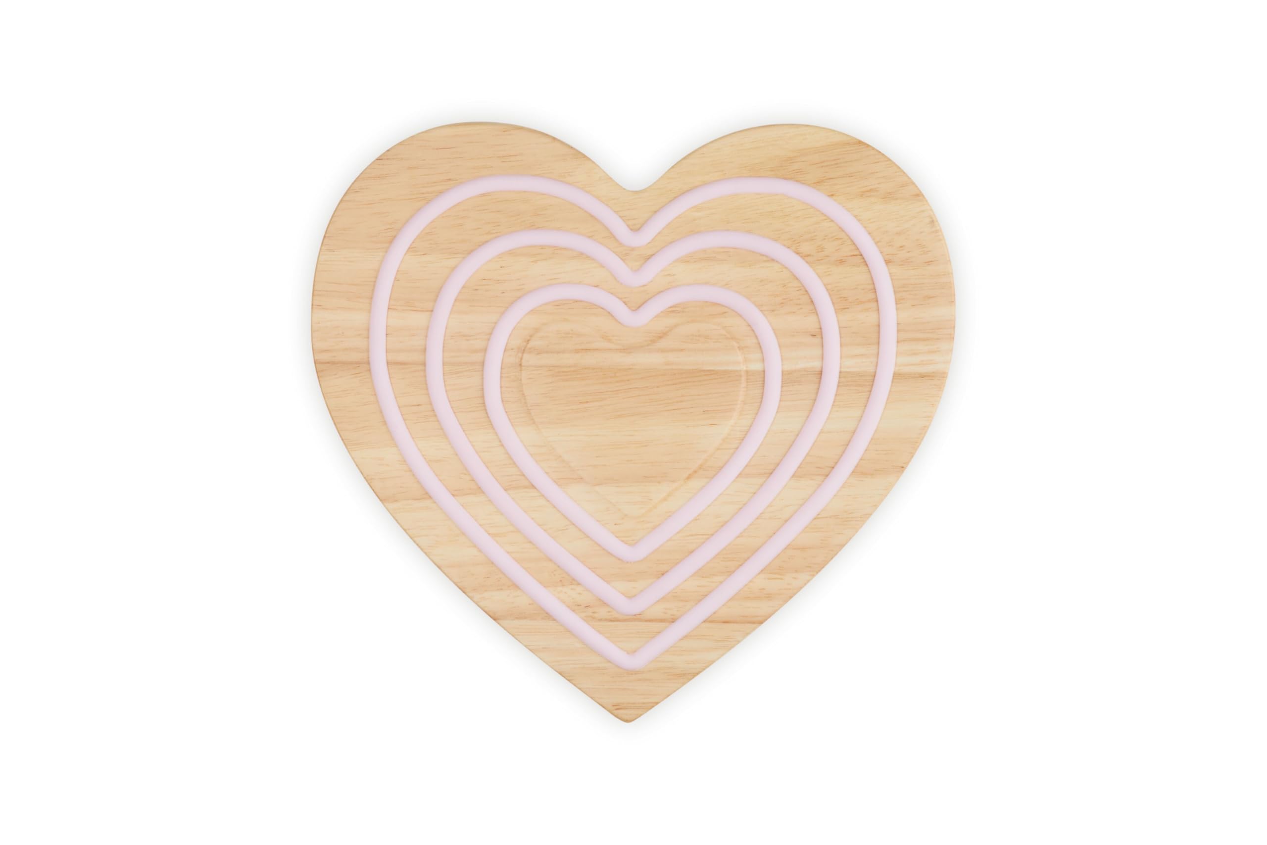 Amazon.com: Le Creuset Magnetic Wood Trivet Heart Shaped, 8