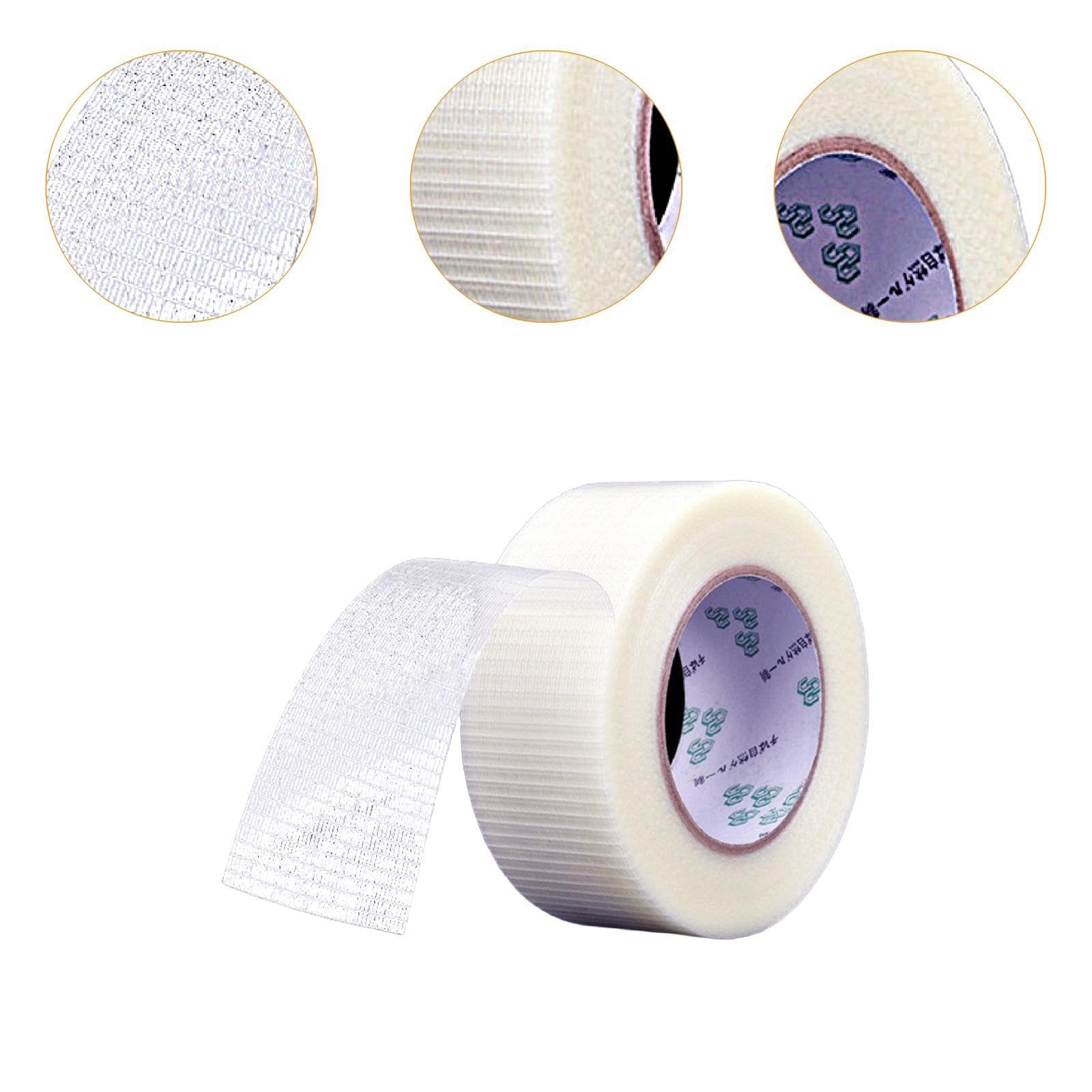 Sharplace Faserband, Filamentband, Rolle, einseitiges Klebeband, verstärktes Klebeband, strapazierfähig, für Flugzeugmodelle, Verpackung, Befestigung, Bindung,