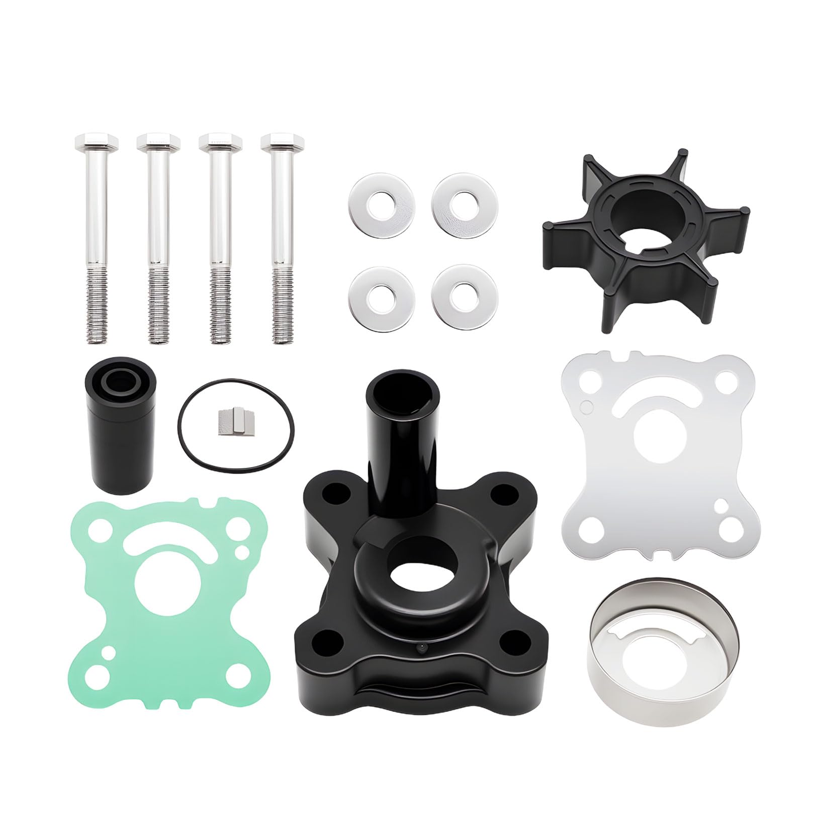 Photo 1 of Jecoupoon Water Pump Impeller Repair Kit Compatible with Outboard 8 9.9 10 15 20HP BF8D BF9.9D BF15D BF20D Replace 06193-ZW9-A32 06193-ZW9-A30 06193-ZW9-A34