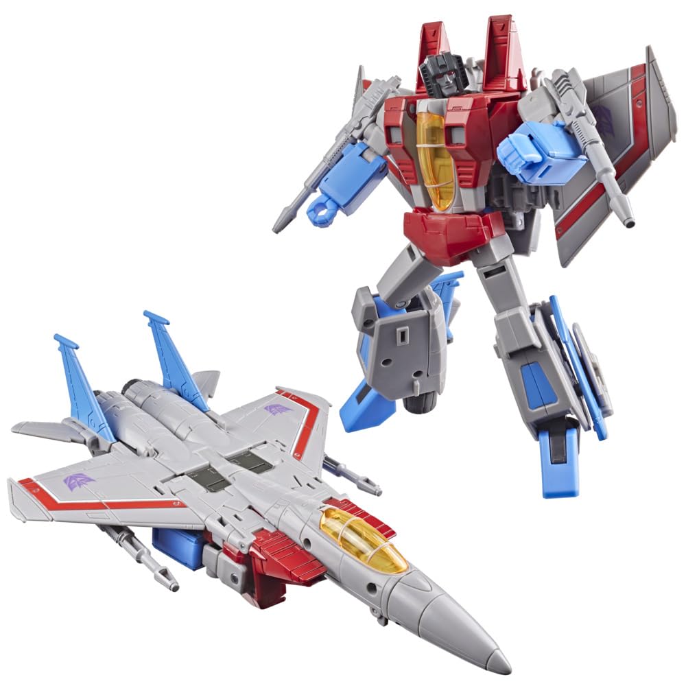Transformers Studio Series Starscream, MTMTE Collection The The Movie Voyager Class 17-cm Converting Action Figure, Robot Toys for Ages 8+