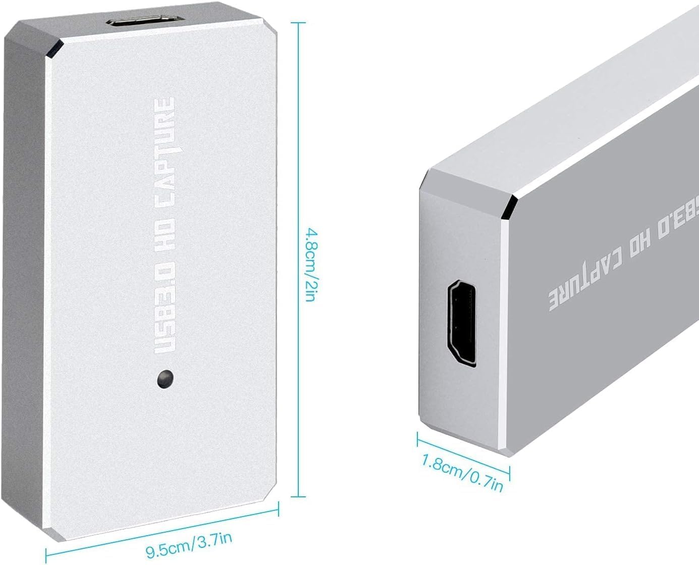 - 【デインターレース】 USB 3.0キャプチャカード、ブロードキャストライブストリーミング録画とゲームキャプチャビデオグラバーコンバーター、
