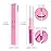 evpct Hot Pink Metallic Glitter Lip Liner and Lipstick Combo Lip Gloss Stain Set Makeup for Women Long Lasting Waterproof 24, Rose Pink Frosted Metallic Shimmer Glossy iridescent Liquid Lipstick 07