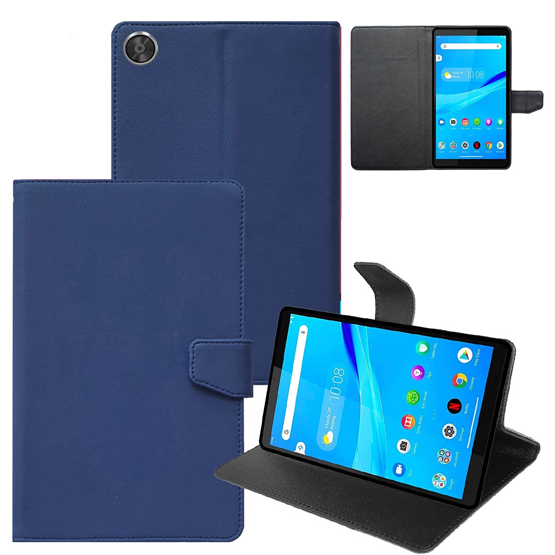 Zaoma PU Leather Flip Flap Case for Lenovo Tab M8 HD 2nd Gen 8 inch Model No. : TB-8505X/TB-8505F - Blue (B095PJK9J1) Amazon Price History, Amazon Price Tracker