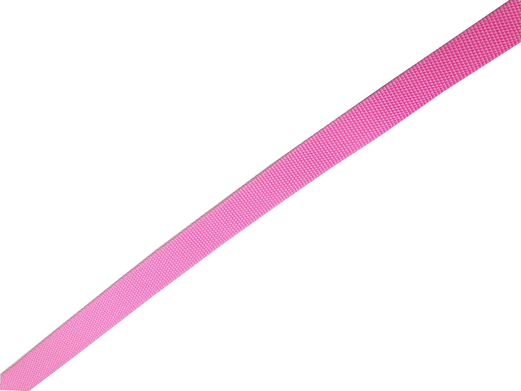 Correa de nailon para perro de 10 pies de largo, correas de entrenamiento para caminar para perros medianos y grandes, 1 pulgada de ancho (rosa)