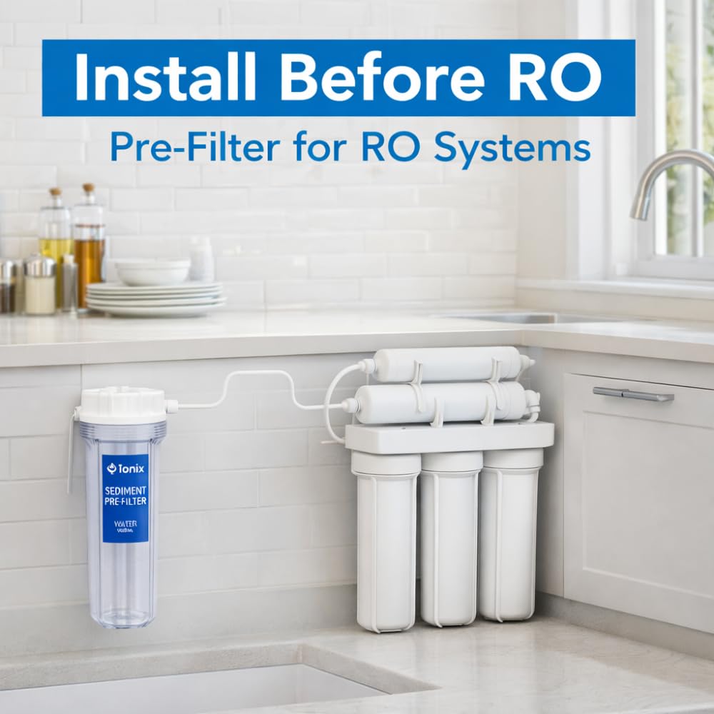 IONIX Transparent Pre Filter - Clear RO Water -6