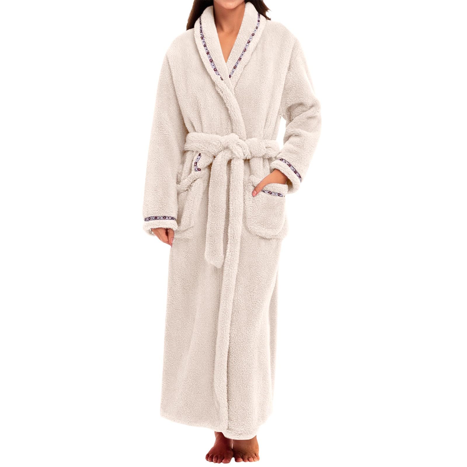 Accappatoio Spugna Donna Morbida xxl Con Cappuccio Tasche Cintura | Vestaglia Salvaspazio Altamente Assorbente Caldo Invernale, Accappatoio Per Casa Per Adulti Viaggio Piscina Per Sauna E Spa