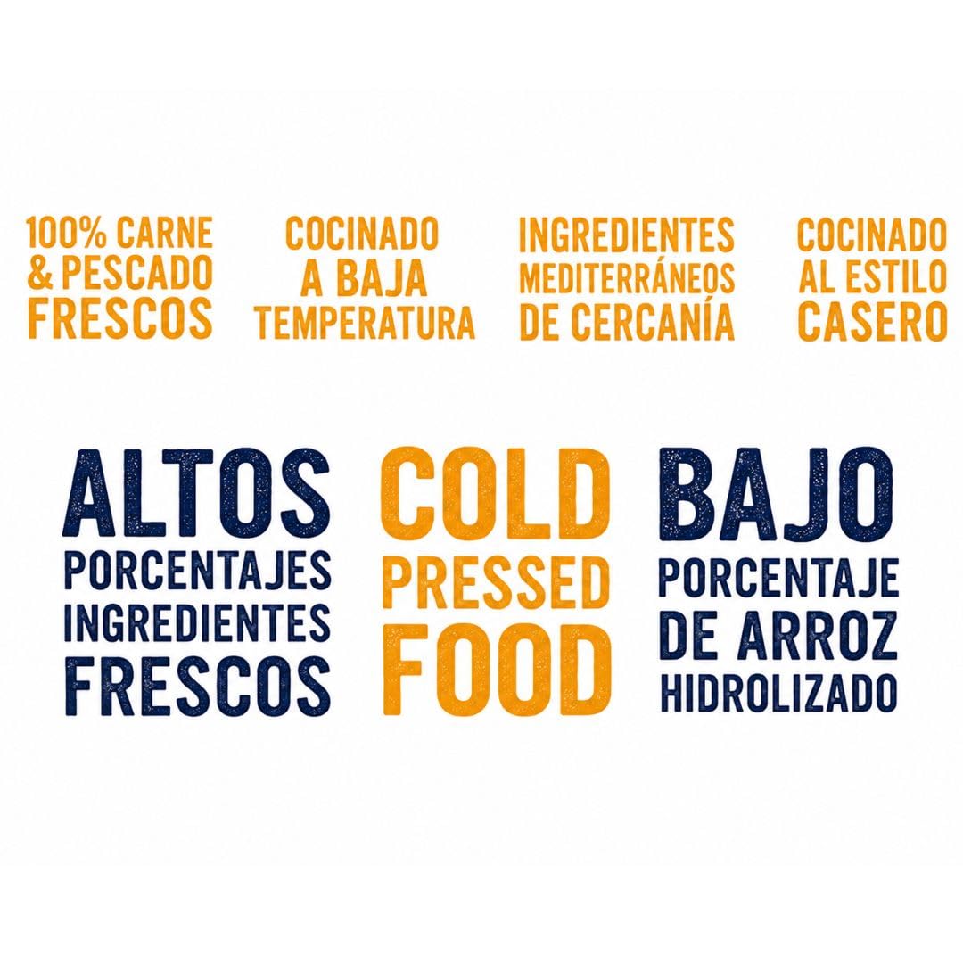 ANIMALUJOS - Primal Wild Waters Pienso Semihúmedo para Perro Adulto con Pescado Fresco Digestión Sensible Alta Palatabilidad Snack Incluido - Alpha Spirit (3 Sacos x 1 Kg, Wild Waters)
