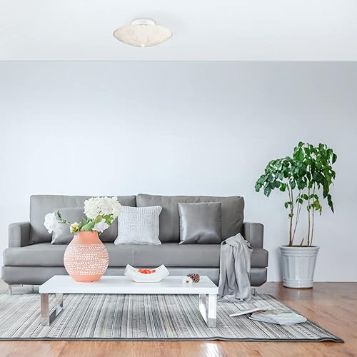 Miniatura 3 de Design House 501619 Lámpara de techo con 2 luces, color blanco, 11.38"