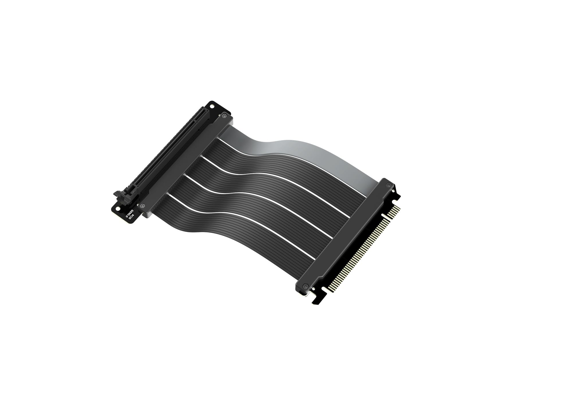 Cooler Master MCA-U000C-KFVK03 - Kit porta schede VGA verticale, Gen5, nero, PCIe 5.0, cavo riser GPU, kit di montaggio verticale, modello nero