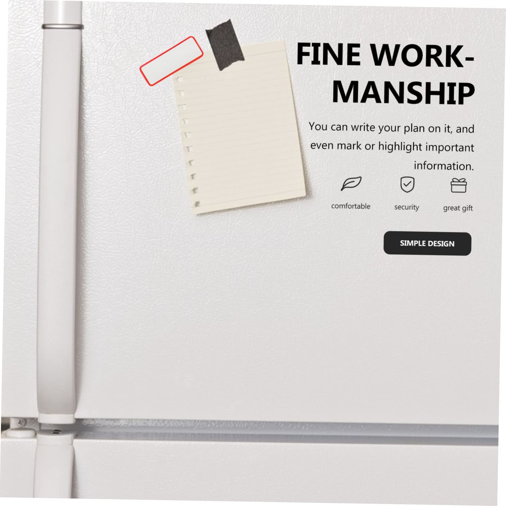 ARTIBETTER 3 Sätze Magnetische Namens Aufkleber Kühlschrank Magnetische Etikettenstreifen Schreiben Sie Auf Magnetaufkleber Namensschilder-magnet Eva 16 Stück * 3