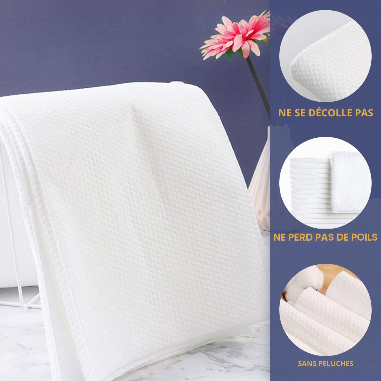 25pcs Serviettes de Douche jetables Taille familiale Utile Serviettes de Bain jetables en Tissu Non tissé Portable Serviettes jetables pour la Douche, la randonnée(140 * 70cm)