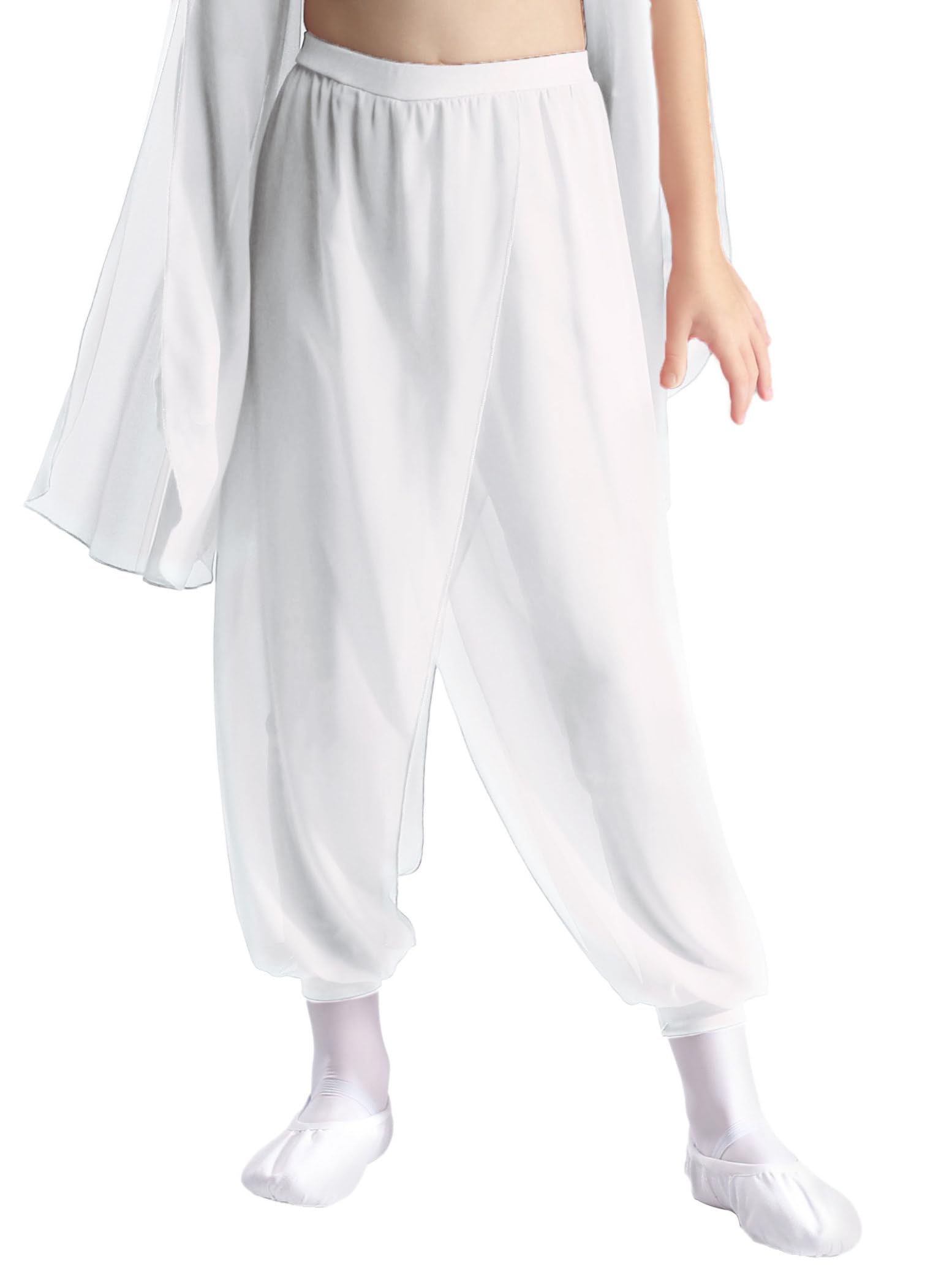 Kind Mädchen Hose Zeitgenössischer Tanz Modern Klassisch Sarouel Hose Bauchtanz Orientalisch