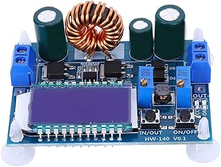 Zerodis ステップアップダウン圧力モジュールボード定電圧定電流モジュール付きLCDデジタルディスプレイ入出力電圧出力電流力を表示する押しボタンで端子のON/OFF状態をコントロバックフロー抑止0.5-30Vへの圧調整可能0-4Aの限流可能・適用場略・・