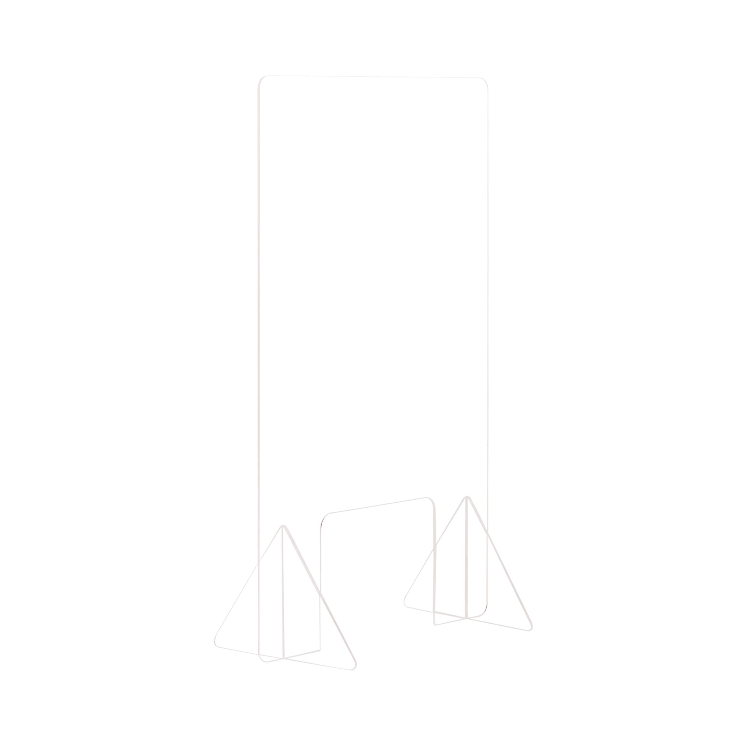 Bi-Office Frameless Counter Protection, Glass, 120 x 90 cm