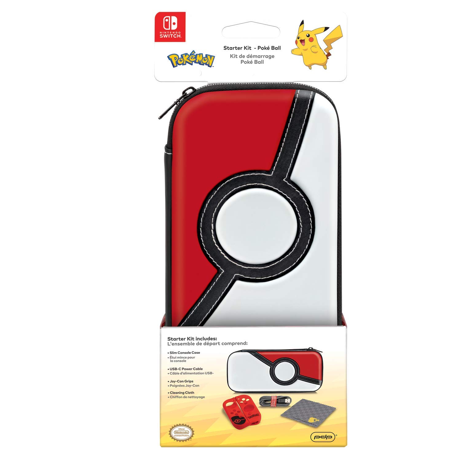 Nintendo Switch Pokemon Poke Ball Starter Kit with Travel