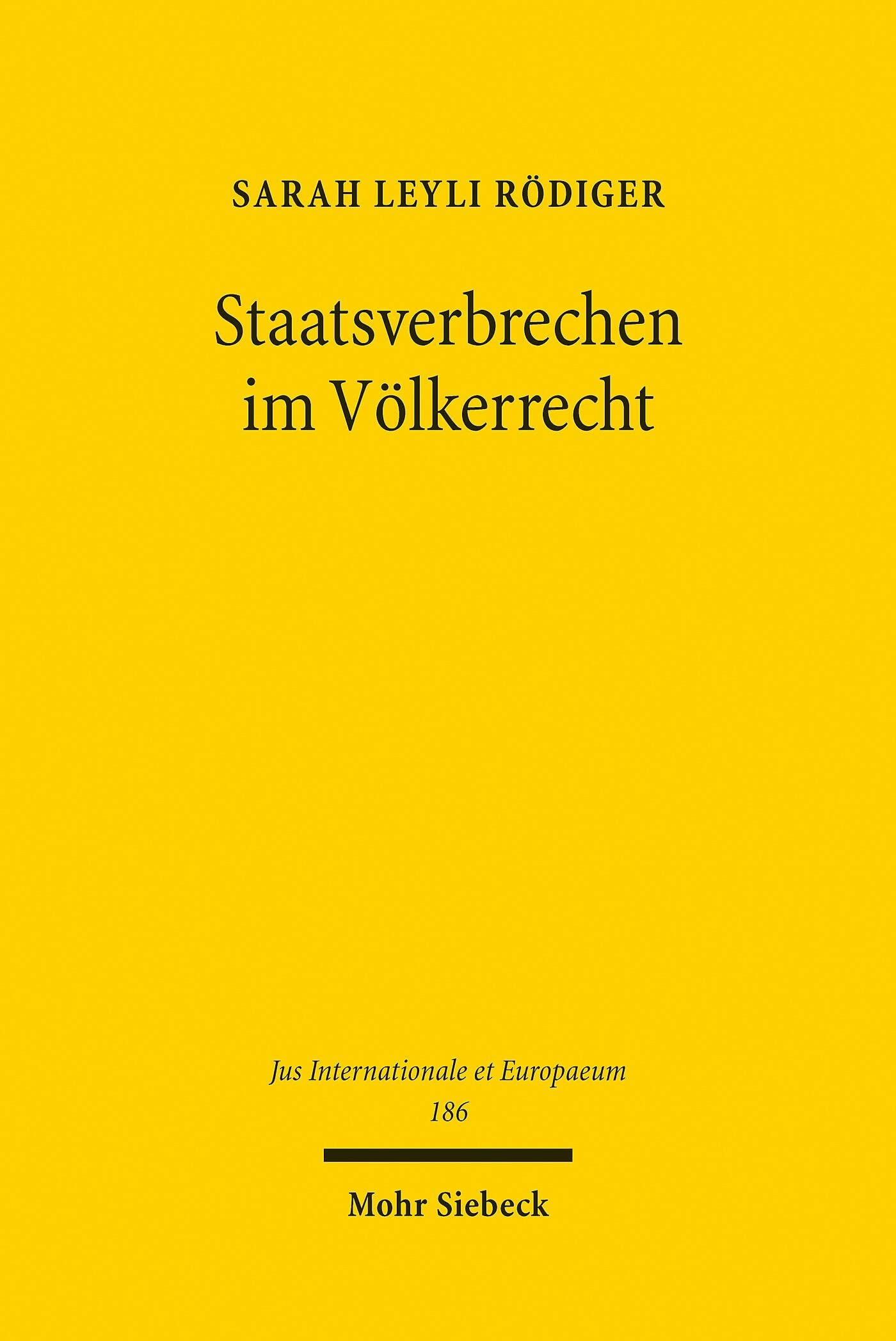 Staatsverbrechen im Völkerrecht: Zivilgesellschaftliche Interventionen als Grundlage eines neuen völkerrechtlichen Konzepts der Aufarbeitung