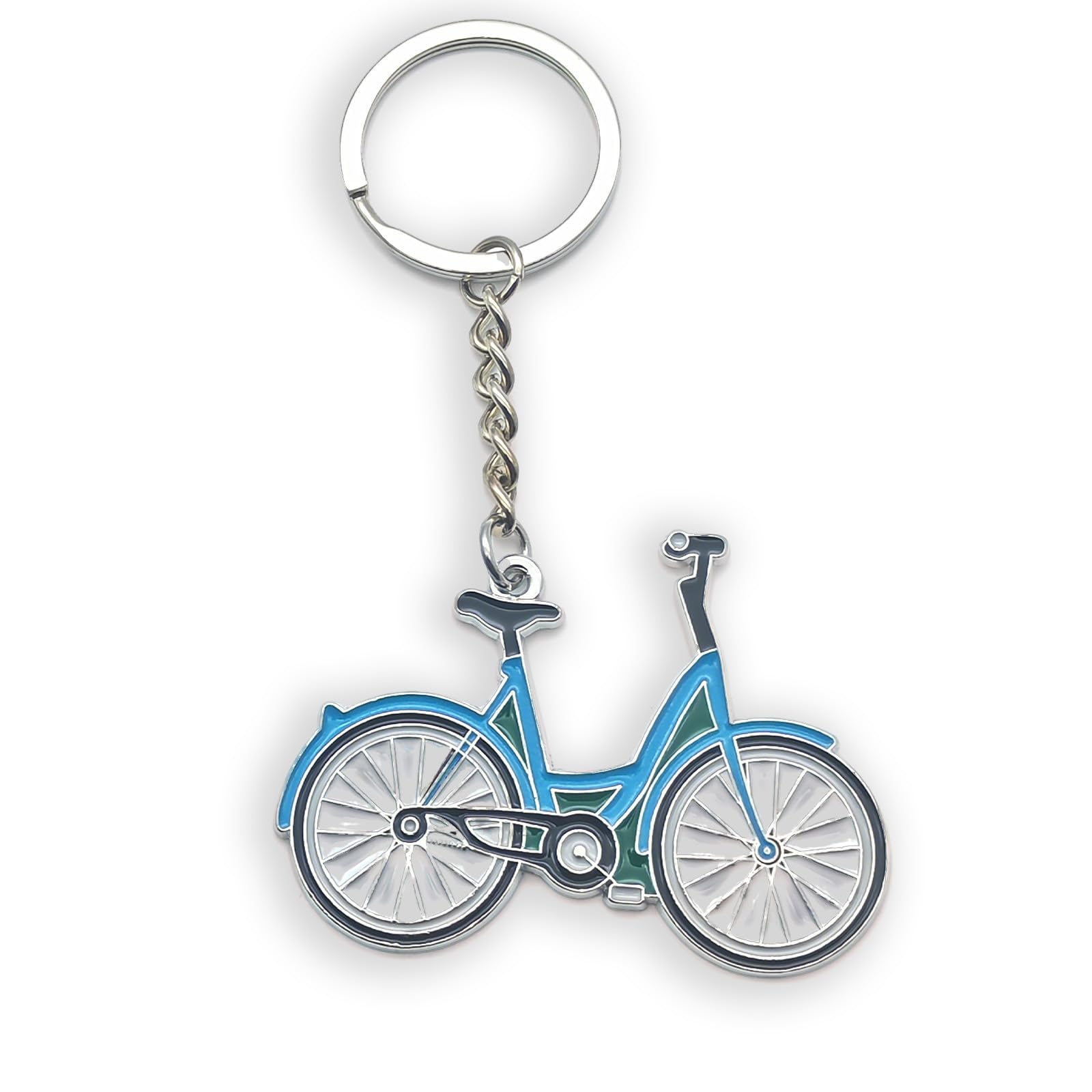 Zynara Schlüsselanhänger Fahrrad, Geschenk für Fahrradliebhaber, Edelstahl Auto Schlüsselanhänger, Bag Charms für Männer, Frauen, Geschenkidee zum Geburtstag Oder Weihnachten
