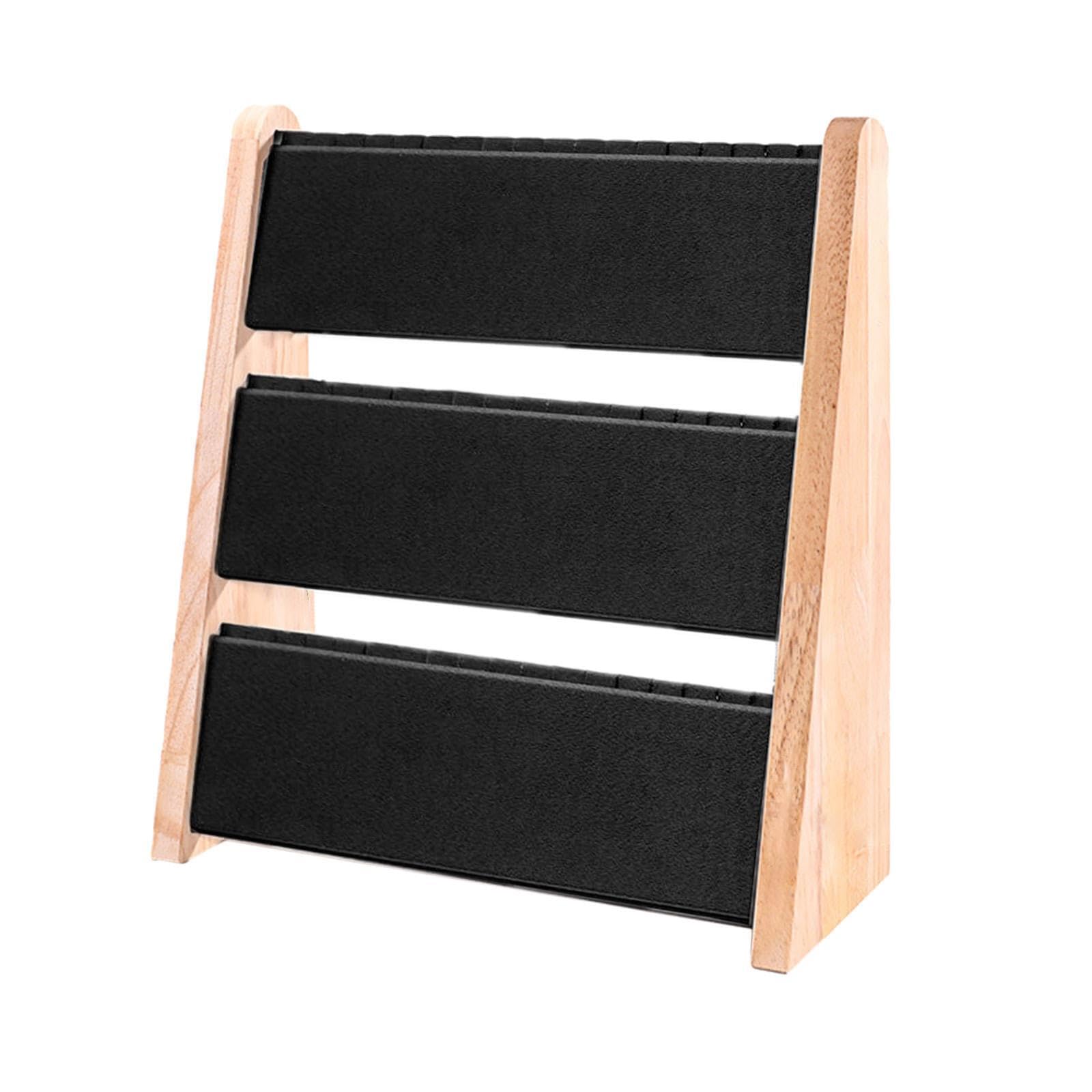 Espositore per collane, splendido espositore per gioielli, elegante artigianato in velluto, legno, per mantenere organizzati i gioielli, per riporre