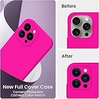 Vista 607 de FireNova Designed for iPhone 13 Pro Max Case, Silicone [Camera Protection] Phone Case with [2 Screen Protectors], Soft Anti-Scratch Microfiber Deep