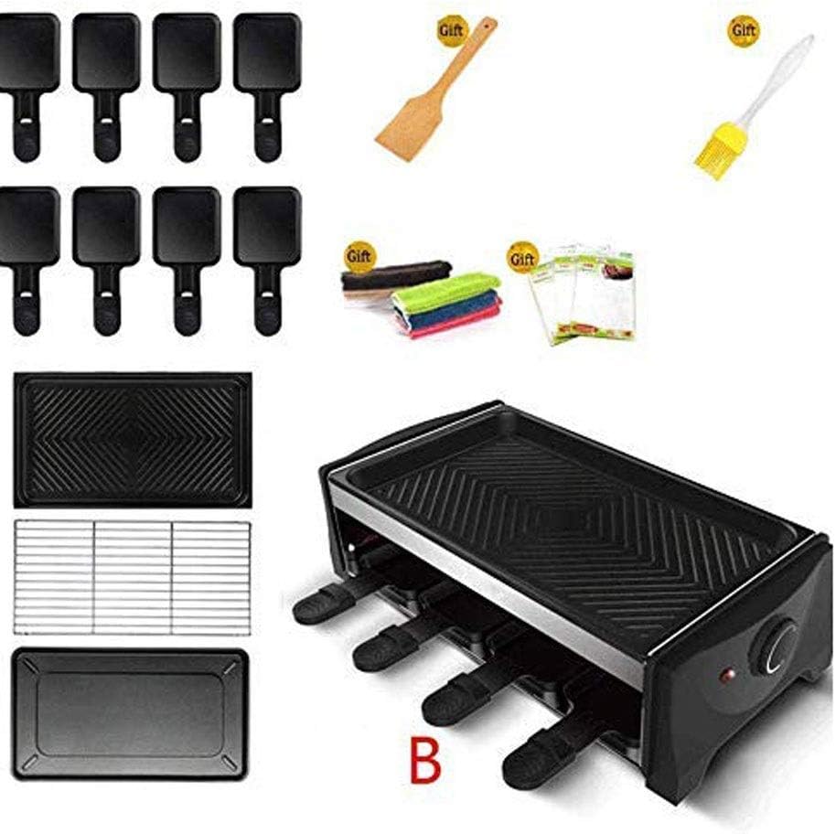 Barbecue Machine，Electric Grill Tabletop BBQ,Plates,Clean Easy,Great Party， Thermostatic Heat Control