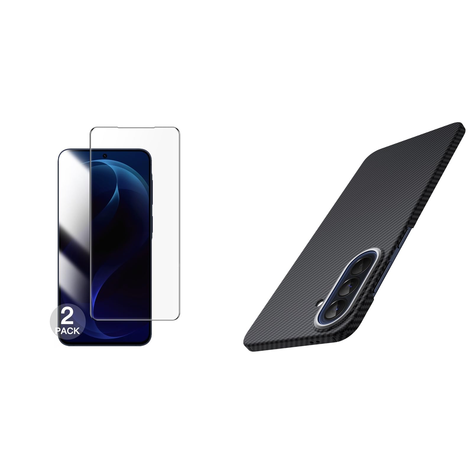 JETech per Samsung Galaxy A57 5G Pellicola Protettiva e Cover Ultra Slim Pacchetto